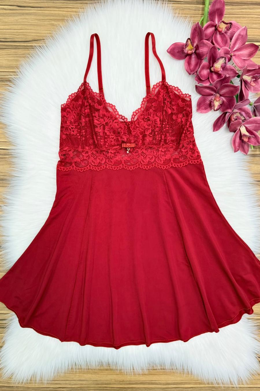 ❤️ Zanivah Luxury Lace Lingerie Set (Red)