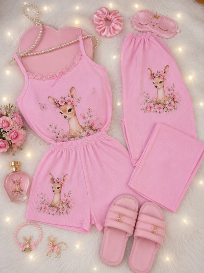 🦌 Zanivah™ Premium 6-Piece Deer Print Lounge Set