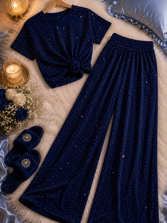 Women's Premium Rhinestone Co-Ord Set (RH-1)