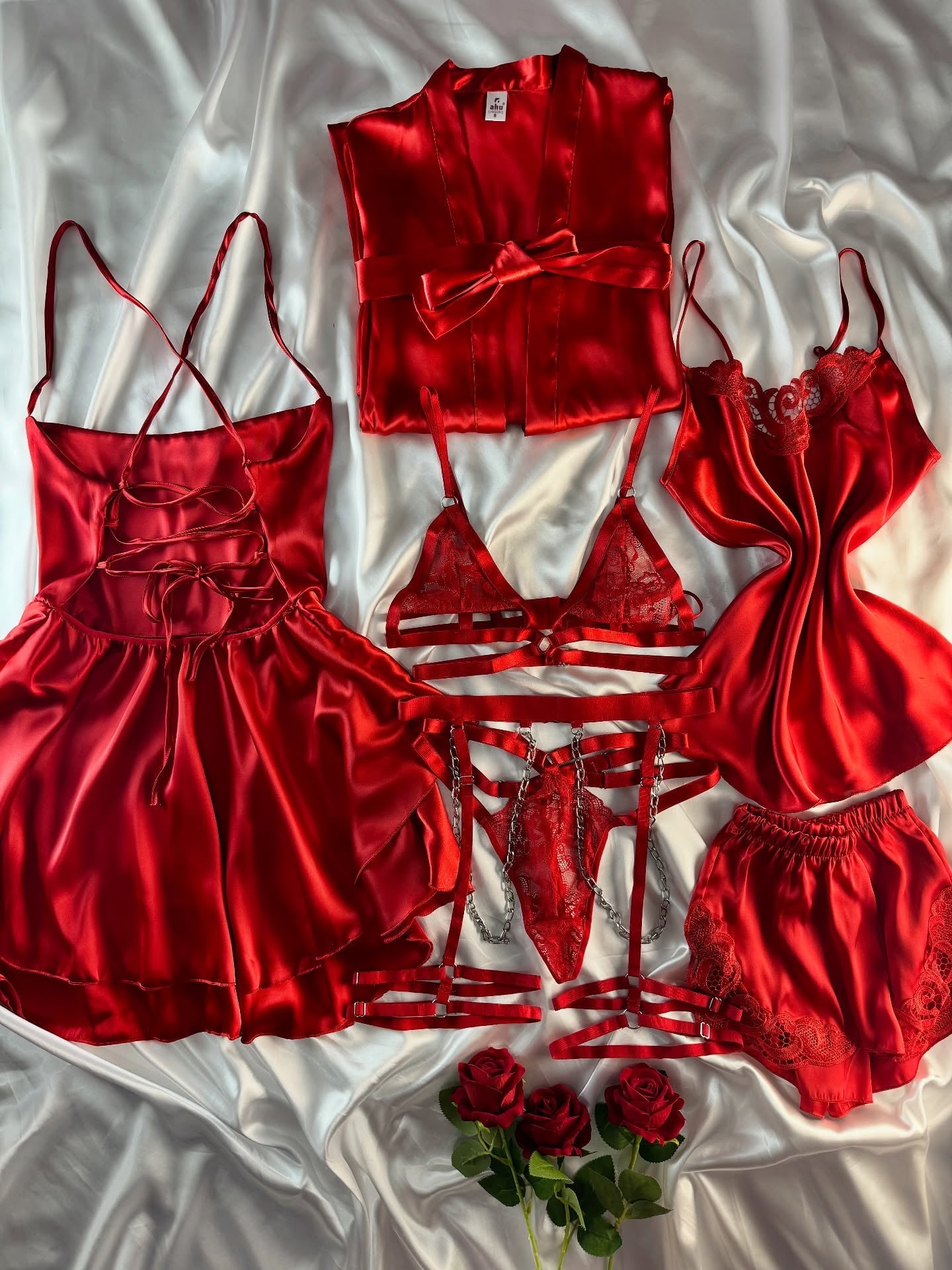 ✨ Zanivah Luxe Satin Silk Loungewear Set (N6-4)