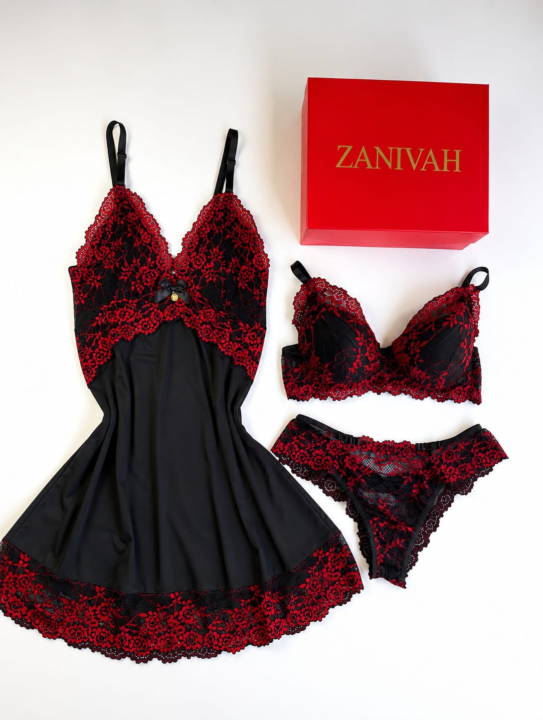 ❤️ Zanivah Luxury Lace Lingerie Set