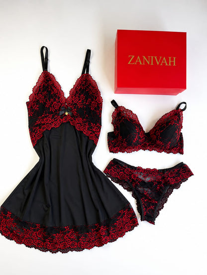 ❤️ Zanivah Luxury Lace Lingerie Set