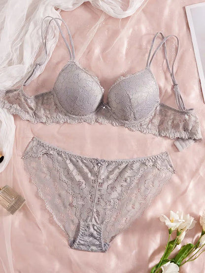 Pack of 6 Women's Bra & Panty Set – Soft Comfortable Everyday Lingerie Combo