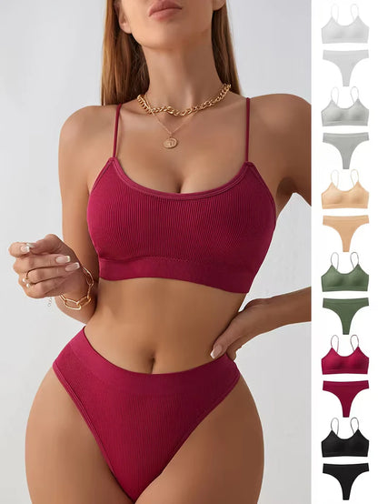 Pack of 6 Women's Bra & Panty Set – Soft Comfortable Everyday Lingerie Combo