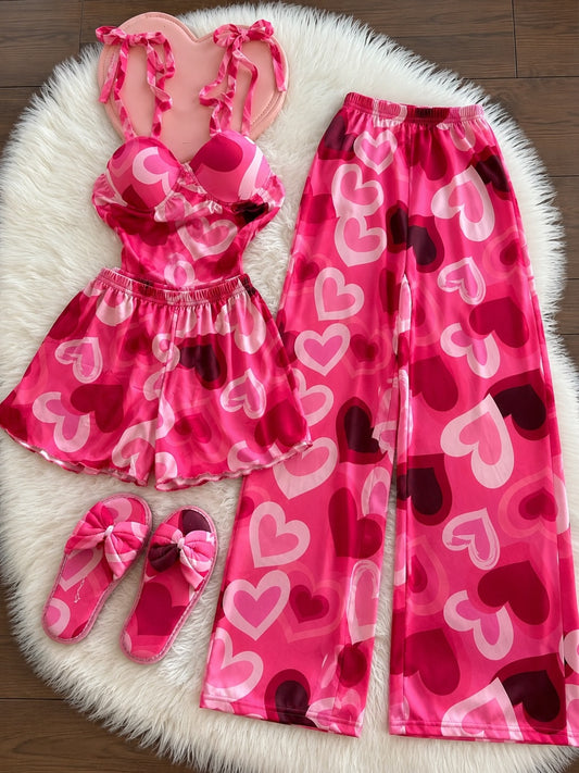 Zanivah 6-Piece Premium Satin Sleepwear & Loungewear Set (Zn-5)